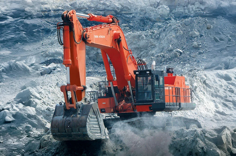Tata Hitachi 1200 Excavator on Rent | Heavy-Duty Mining Excavator Rental by Baramati Earthmovers